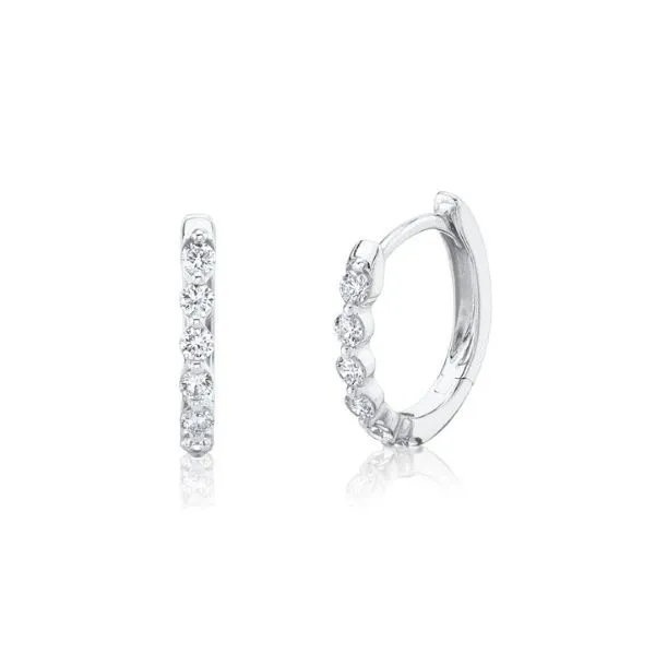 0.26ct TW Oval Huggie Earrings Skaneateles Jewelry Skaneateles, NY