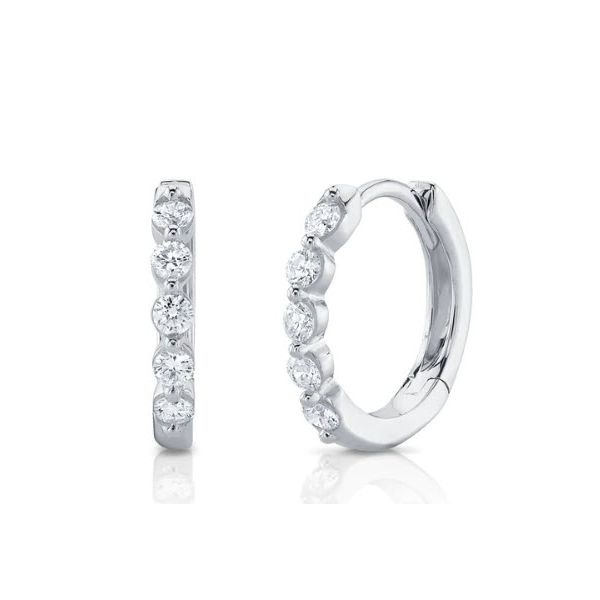 0.24ct TW Diamond Huggie Earring Skaneateles Jewelry Skaneateles, NY