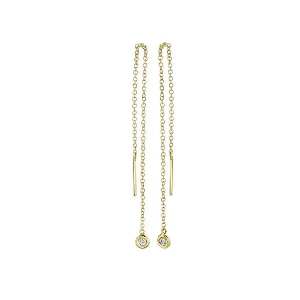 Diamond Threader Earring Skaneateles Jewelry Skaneateles, NY