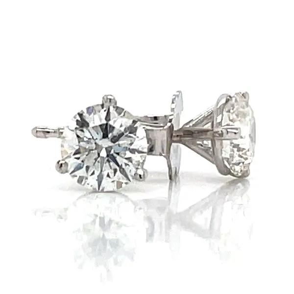 One Carat total weight Martini  Diamond Stud Earrings Skaneateles Jewelry Skaneateles, NY