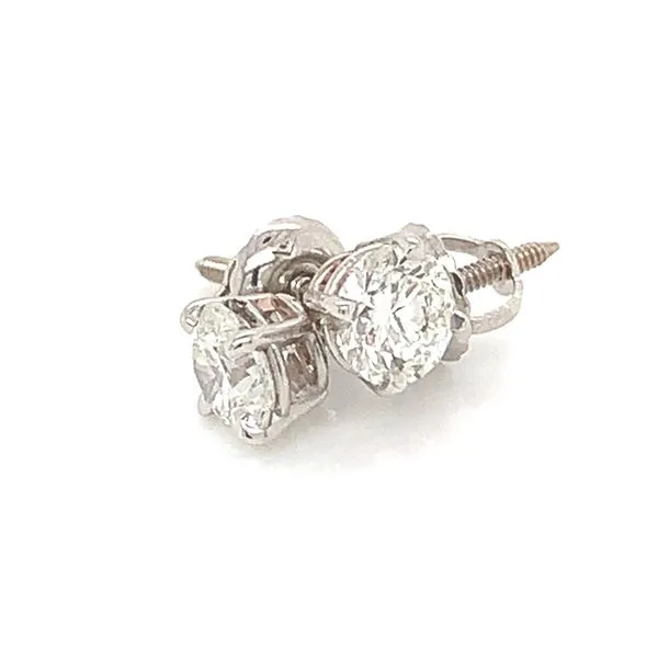 1.00ct TW 'Next Generation' Four Prong Diamond Stud Earrings Image 2 Skaneateles Jewelry Skaneateles, NY