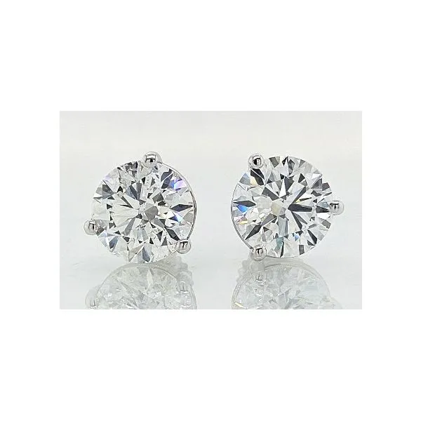4.02 Carat Diamond Stud Earrings Skaneateles Jewelry Skaneateles, NY