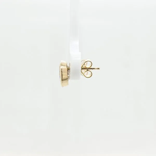 1 Carat Bezel Set Oval Diamond Earrings Image 5 Skaneateles Jewelry Skaneateles, NY