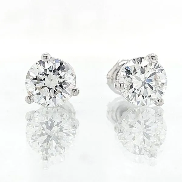 2.00 Carat Diamond Stud Earrings Skaneateles Jewelry Skaneateles, NY