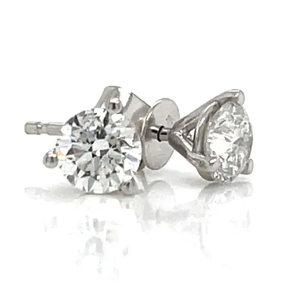 3/4ct TW Martini Mountings Diamond Stud Earrings Skaneateles Jewelry Skaneateles, NY
