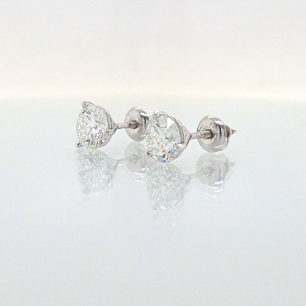 2.00 Carat Diamond Stud Earrings Image 4 Skaneateles Jewelry Skaneateles, NY