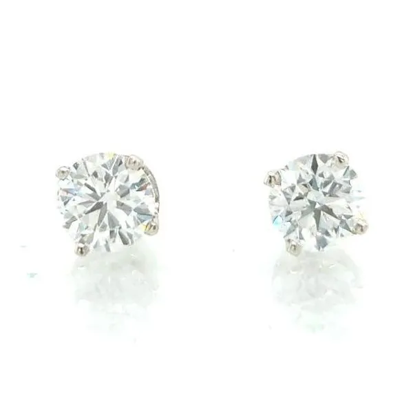One Carat Total Weightt Lab Grown Diamond Stud Earrings Skaneateles Jewelry Skaneateles, NY