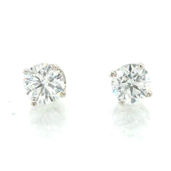 One Carat Total Weightt Lab Grown Diamond Stud Earrings Skaneateles Jewelry Skaneateles, NY