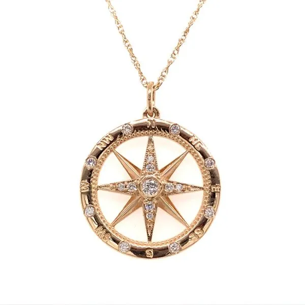 Next Generation Diamond Compass Pendant Skaneateles Jewelry Skaneateles, NY