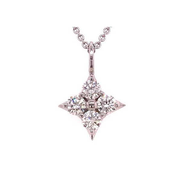 WG 'Shining Light' Diamond Pendant Skaneateles Jewelry Skaneateles, NY