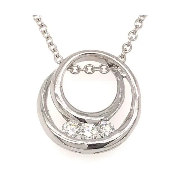 Diamond Circular Fashion Pendant w/Chain Skaneateles Jewelry Skaneateles, NY