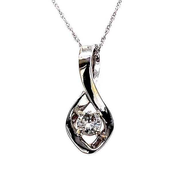 14K WG Ladies 1/5ct 'Next Generation' Diamond Fashion Pendant w/Chain Skaneateles Jewelry Skaneateles, NY