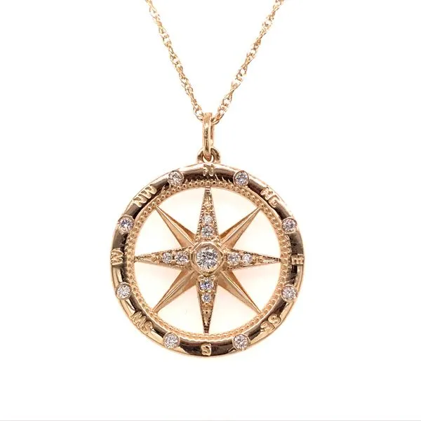 Next Generation Diamond Compass Pendant Skaneateles Jewelry Skaneateles, NY