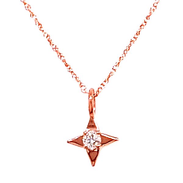 14K RG Ladies 0.08ct 