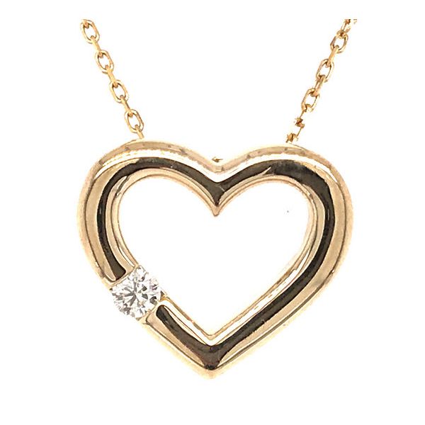 Next Generation Open Heart Diamond Pendant Skaneateles Jewelry Skaneateles, NY
