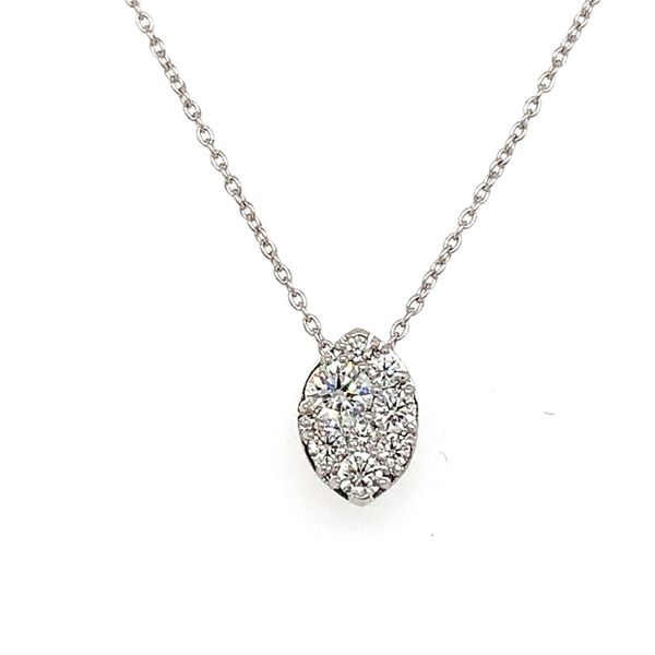 18K WG Ladies 1/4ct TW Hearts On Fire Tessa Diamond Pendant w/Chain Image 2 Skaneateles Jewelry Skaneateles, NY