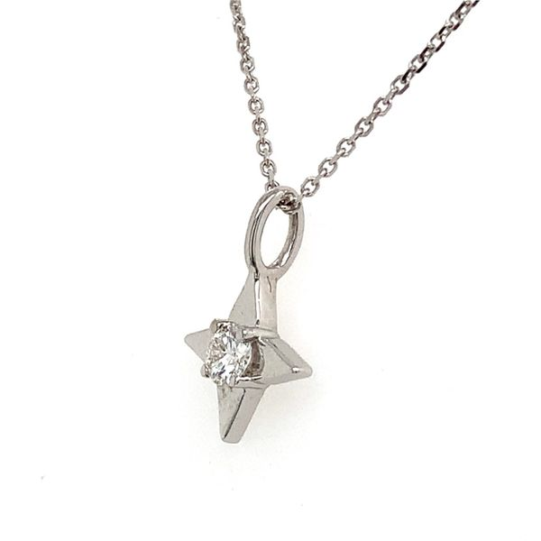 'Shining Light' 0.15ct Diamond Necklace Image 3 Skaneateles Jewelry Skaneateles, NY