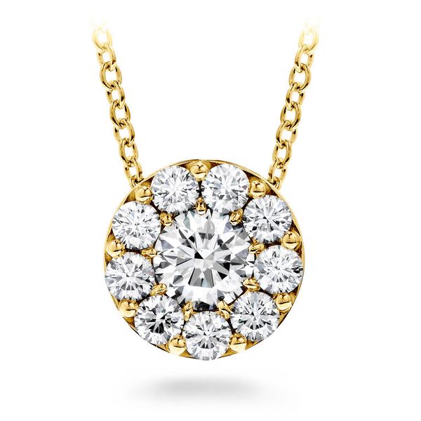 18K YG Ladies 1/4ct TW Hearts On Fire Fulfillment Diamond Pendant w/Chain Skaneateles Jewelry Skaneateles, NY