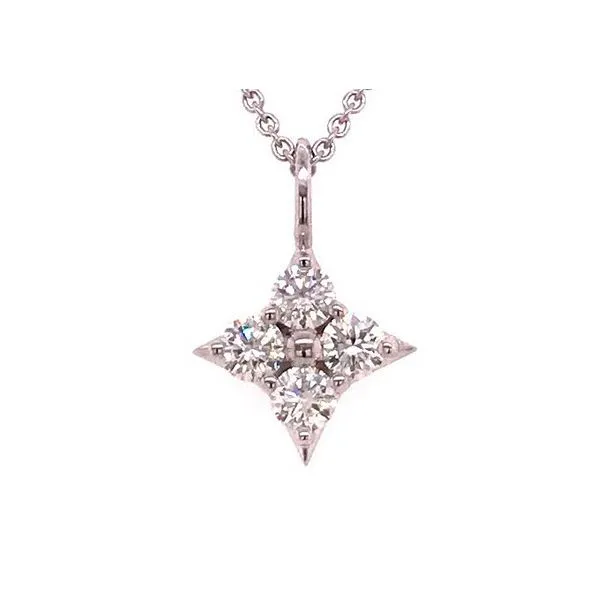 WG 'Shining Light' Diamond Pendant Skaneateles Jewelry Skaneateles, NY