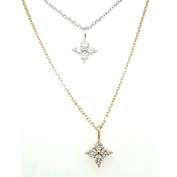 14K YG 0.15ct Shining Light Diamond Pendant w/Chain Image 3 Skaneateles Jewelry Skaneateles, NY