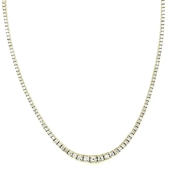 14K WG 'Next Generation' 5.83ct TW Diamond Graduated Line Necklace Skaneateles Jewelry Skaneateles, NY