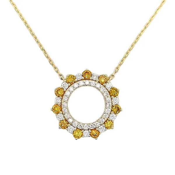 Fancy Yellow 'Sun Burst' Pendant Skaneateles Jewelry Skaneateles, NY