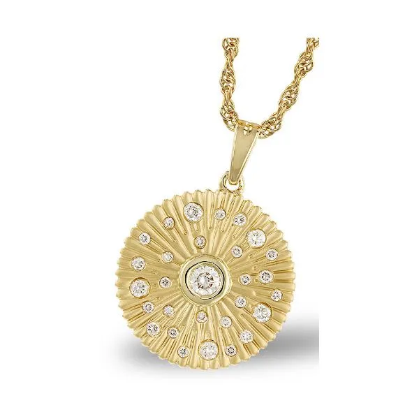 14K YG 0.24ct TW Multi Diamond Fashion Necklace Skaneateles Jewelry Skaneateles, NY