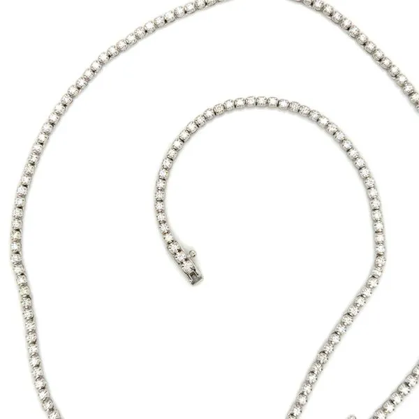 14K WG Ladies 1.88ct TW  'Classic' Diamond Tennis Necklace Image 2 Skaneateles Jewelry Skaneateles, NY