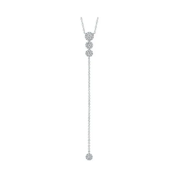 14K WG Lady's Our Signiture Fashional 0.29ct TW Diamond Lariat Necklace Skaneateles Jewelry Skaneateles, NY