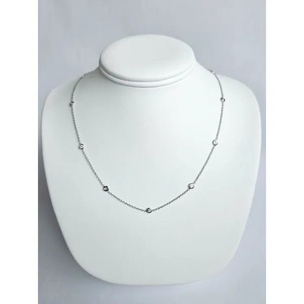 14K White Gold Diamond By The Yard 18