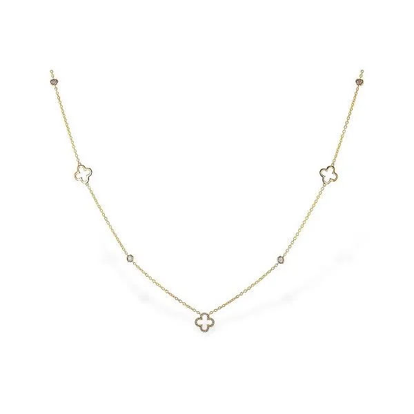 14K YG Skaneateles Signature 0.20ct TW Diamond Fashion Necklace-18
