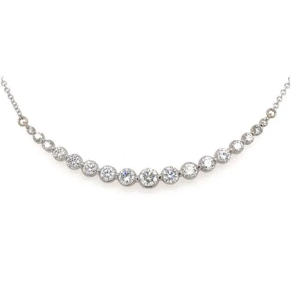 Large Diamond Smile Necklace Skaneateles Jewelry Skaneateles, NY