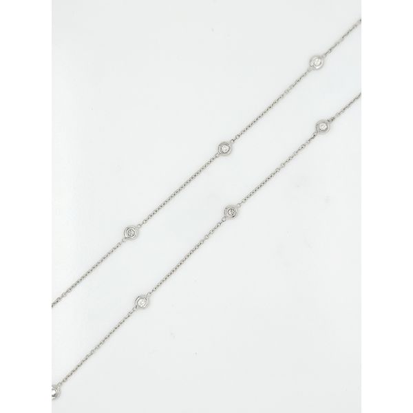 14K White Gold Diamond By The Yard 18