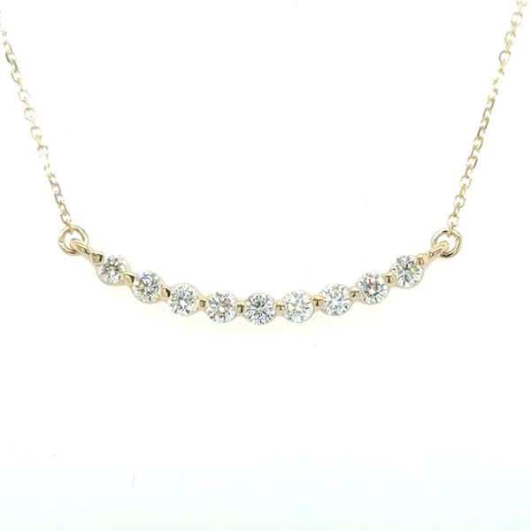 14K WG Ladies 0.47ct TW 'Next Generation' Diamond Smile Necklace Skaneateles Jewelry Skaneateles, NY