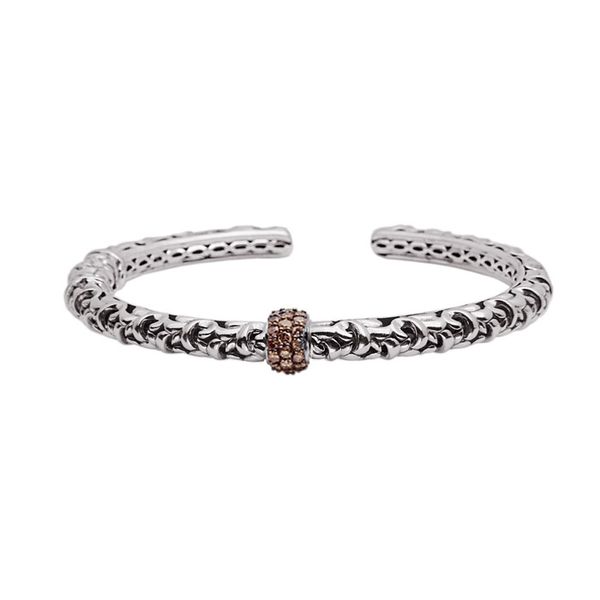 Charles Krypell Ladies 0.40ct TW  Brown Diamond Cuff Bracelet Skaneateles Jewelry Skaneateles, NY