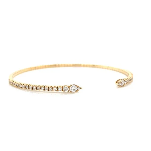 Diamond Flexible Fashion Bracelet Image 3 Skaneateles Jewelry Skaneateles, NY