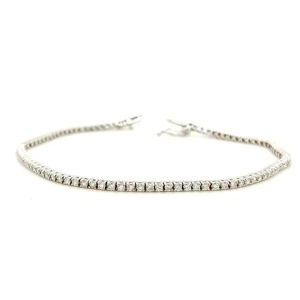 White Gold 1.38 Carat Line Bracelet Skaneateles Jewelry Skaneateles, NY