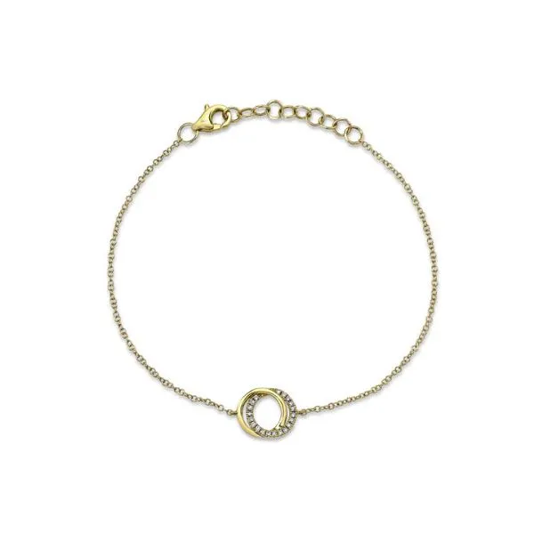 Diamond Love Knot Circle Bracelet Skaneateles Jewelry Skaneateles, NY