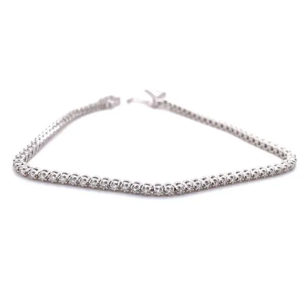 14K WG Ladies 2.53ct TW  Diamond Line Bracelet Skaneateles Jewelry Skaneateles, NY