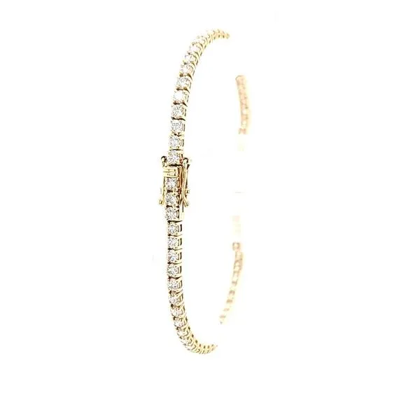 14K Yellow Gold 3.89ct TW Diamond Line Bracelet Image 2 Skaneateles Jewelry Skaneateles, NY