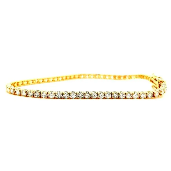 14K Yellow Gold 3.89ct TW Diamond Line Bracelet Skaneateles Jewelry Skaneateles, NY