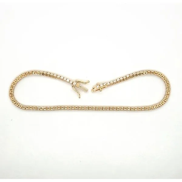14K Yellow Gold 1.26ct TW Diamond Line Bracelet Image 2 Skaneateles Jewelry Skaneateles, NY