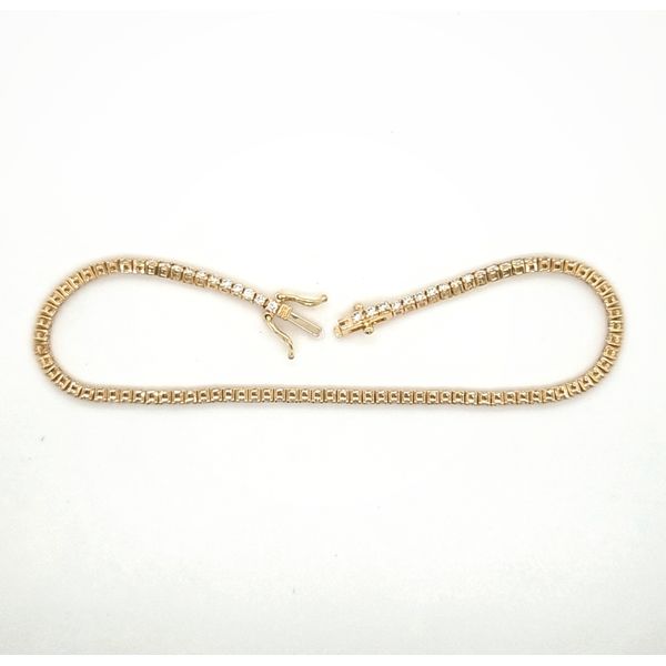 14K Yellow Gold 1.26ct TW Diamond Line Bracelet Image 2 Skaneateles Jewelry Skaneateles, NY