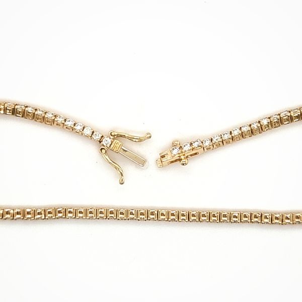 14K Yellow Gold 1.26ct TW Diamond Line Bracelet Image 3 Skaneateles Jewelry Skaneateles, NY