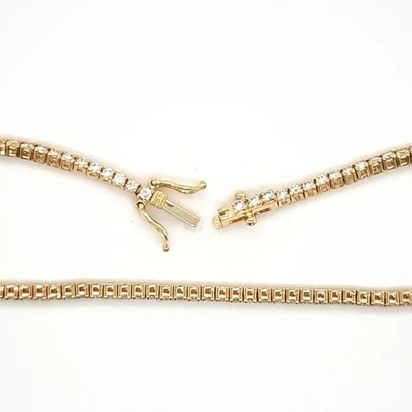 14K Yellow Gold 1.26ct TW Diamond Line Bracelet Image 3 Skaneateles Jewelry Skaneateles, NY