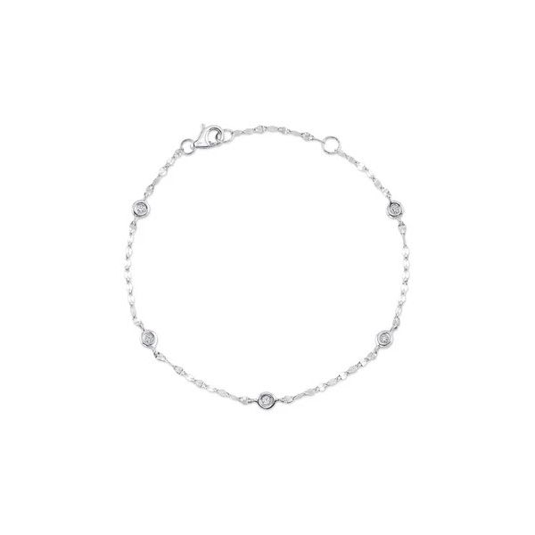 14K WG Skaneateles Signature 0.10CT TW Diamonds By The Yard Sparkle Bracelet Skaneateles Jewelry Skaneateles, NY