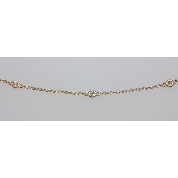 14K YG Station Set 0.11ct TW Diamond Bracelet Image 2 Skaneateles Jewelry Skaneateles, NY