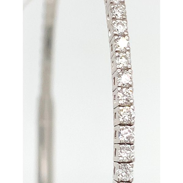 14K WG Ladies Classic 9/10th Carat TW Diamond Flexible Bracelet Image 2 Skaneateles Jewelry Skaneateles, NY