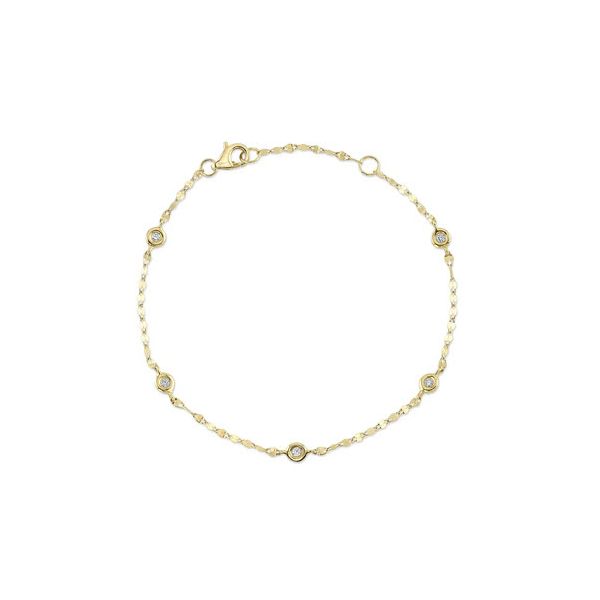 14K YG Skaneateles Signature 0.10CT TW Diamonds By The Yard Sparkle Bracelet Skaneateles Jewelry Skaneateles, NY