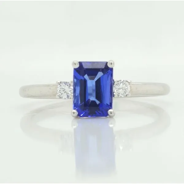 Tanzanite & Diamond Ring Image 3 Skaneateles Jewelry Skaneateles, NY